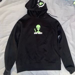 alien "stay trippy" sweatshirt